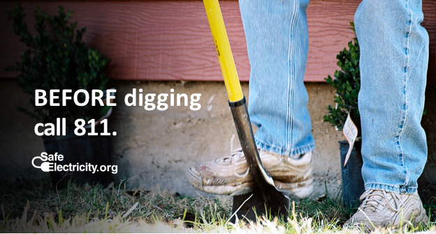 Call 811 before you dig