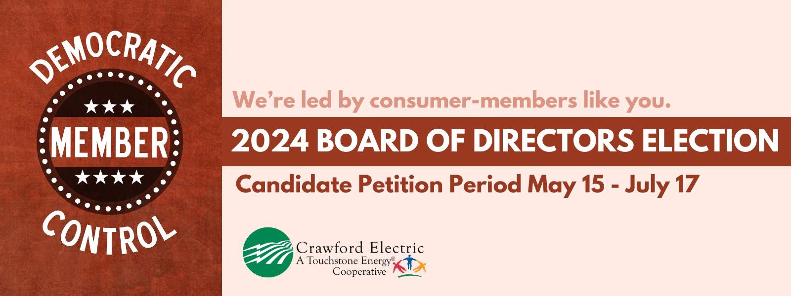 Board Candidate Petition Period May 15-July 17