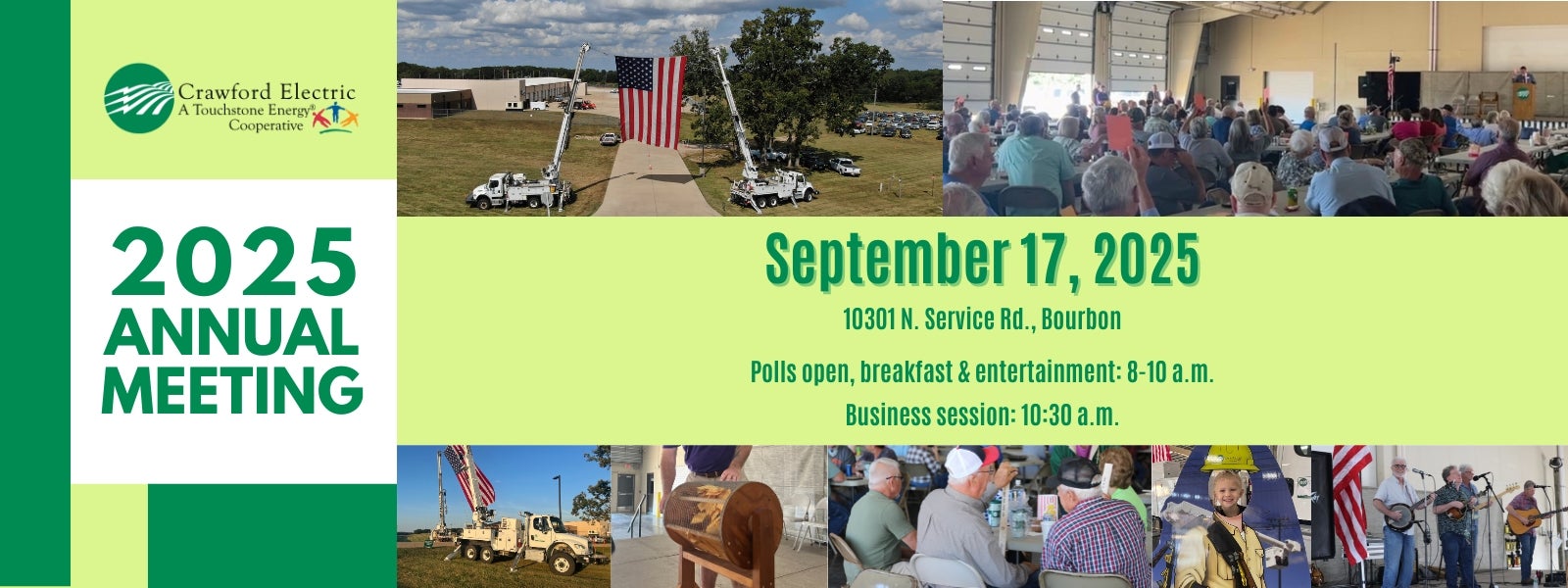 Annual meeting - Sept. 17