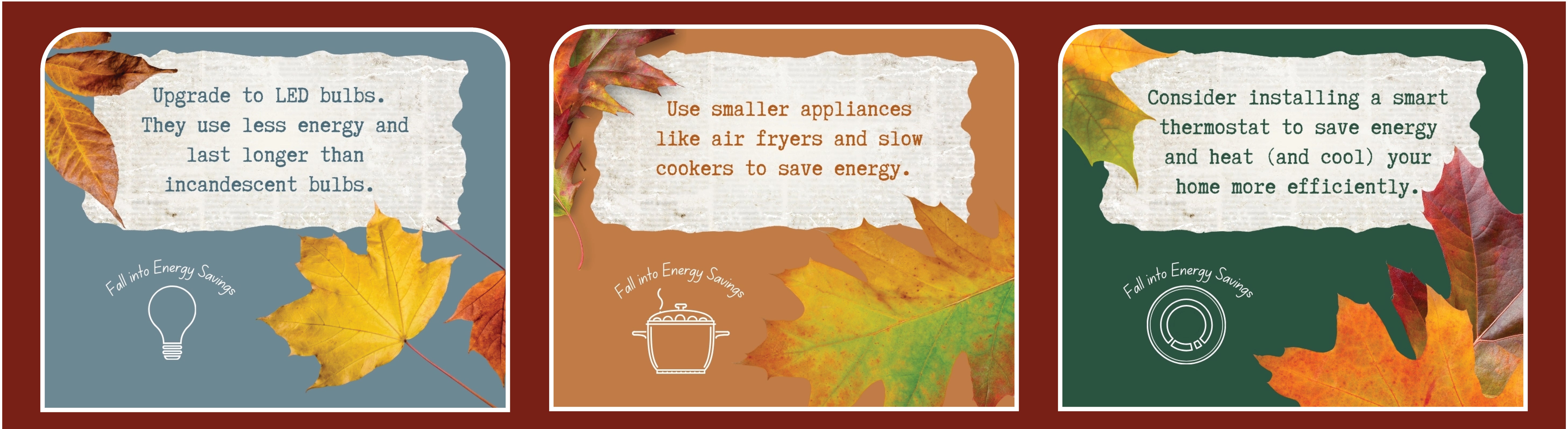 Efficiency tips for Fall