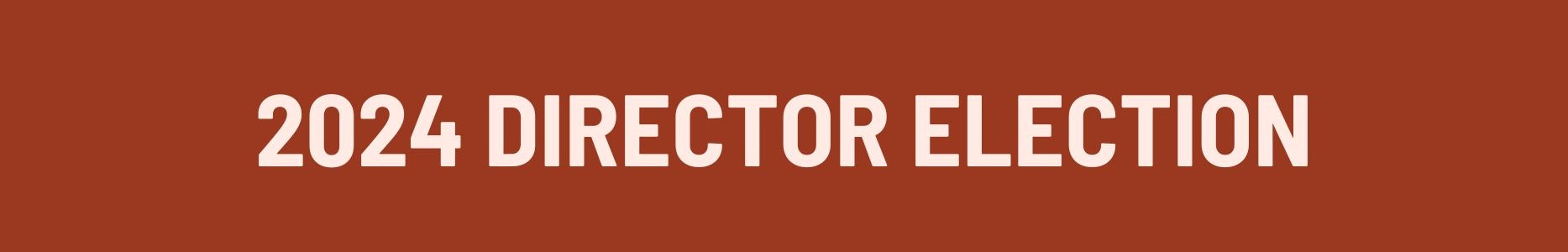 2024 Director Election