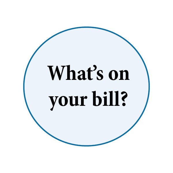 What's on your bill?